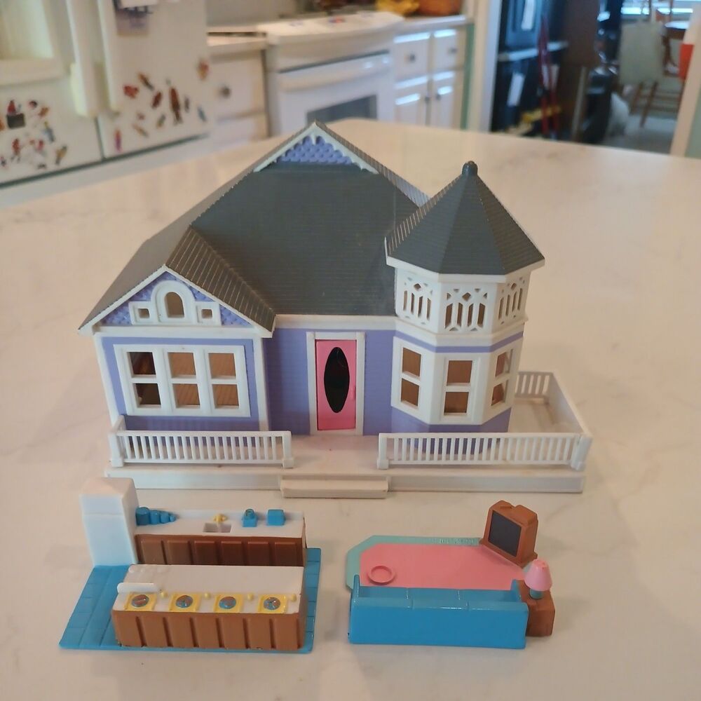 1994 Galoob My Pretty Dollhouse Daisy Dream CottageHouse w/Furniture!  Rare!